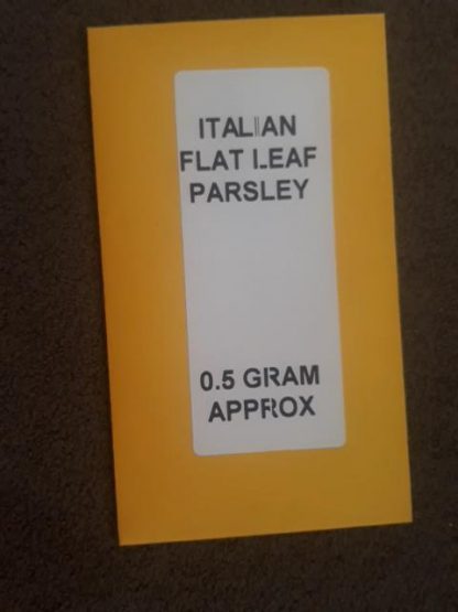 Italian Flat Leaf Parsley
