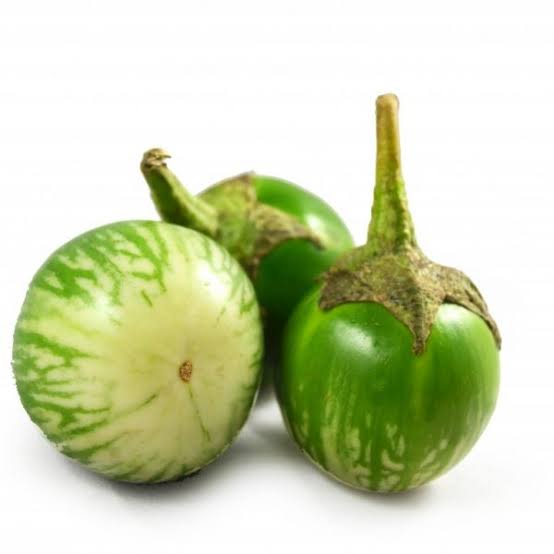 Thai eggplant (green and white) / cà pháo Thai eggplant (green and white) / cà pháo