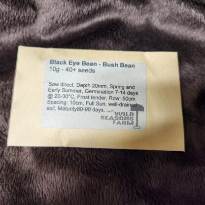 Bush Bean - Black Eye Bean