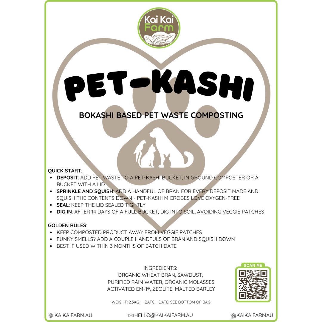 2.5kg Pet-kashi | Organic Pet Waste Bokashi Bran | Free Shipping 2.5kg Pet-kashi | Organic Pet Waste Bokashi Bran | Free Shipping - Image 2