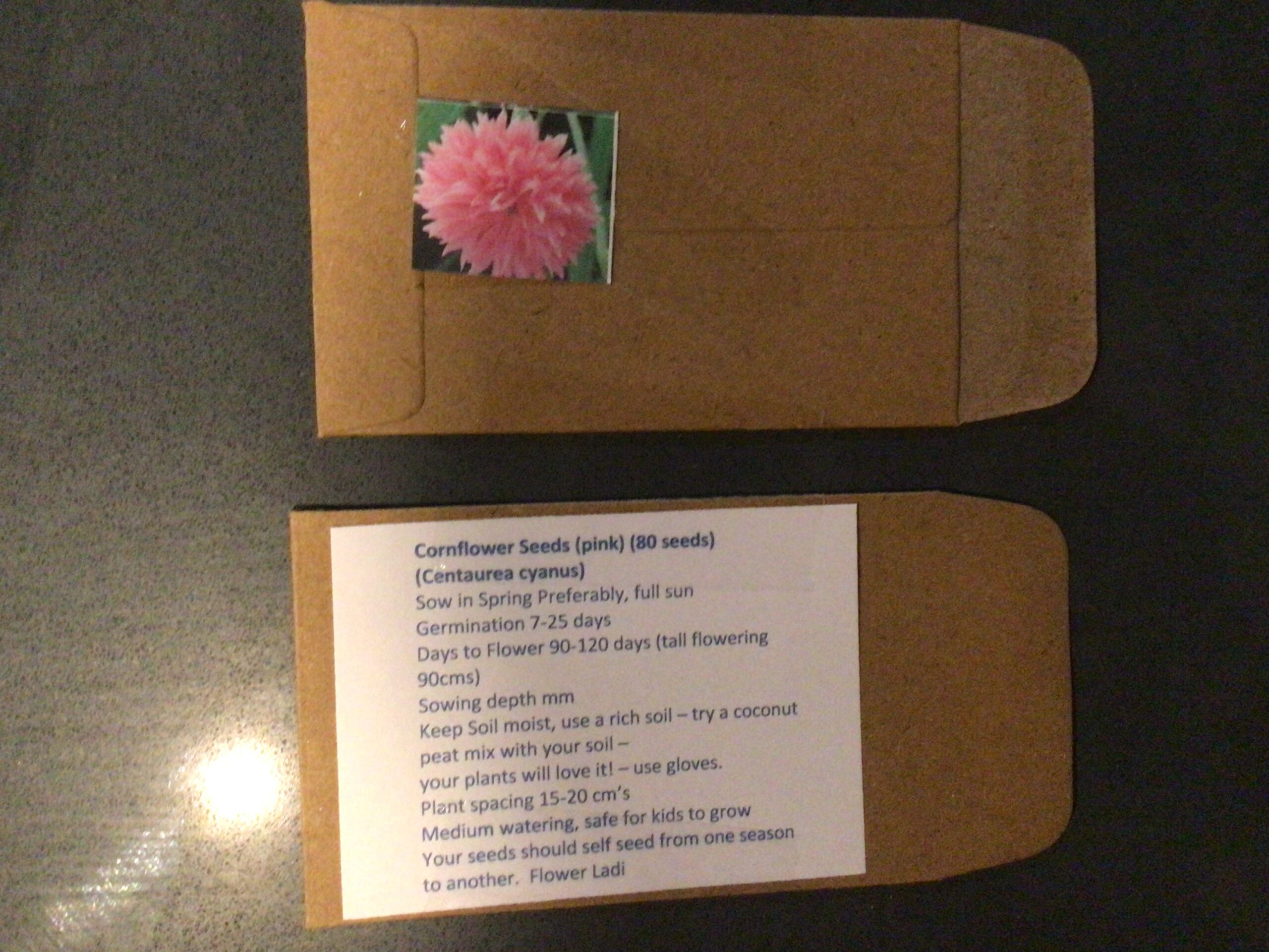 Pink Cornflower (free Marigold) Pink Cornflower (free Marigold) - Image 2