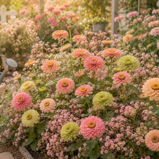 Home Pastel Zinnia & Pink Gypsum