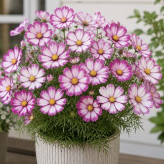 Home Candy Stripe Cosmos (free Snapdragons)