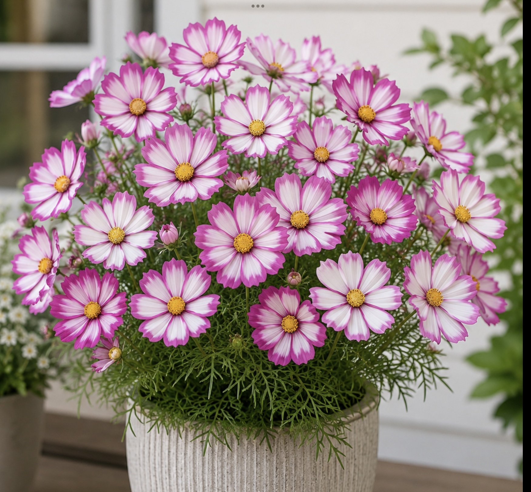 Candy Stripe Cosmos (free Snapdragons) Candy Stripe Cosmos (free Snapdragons)