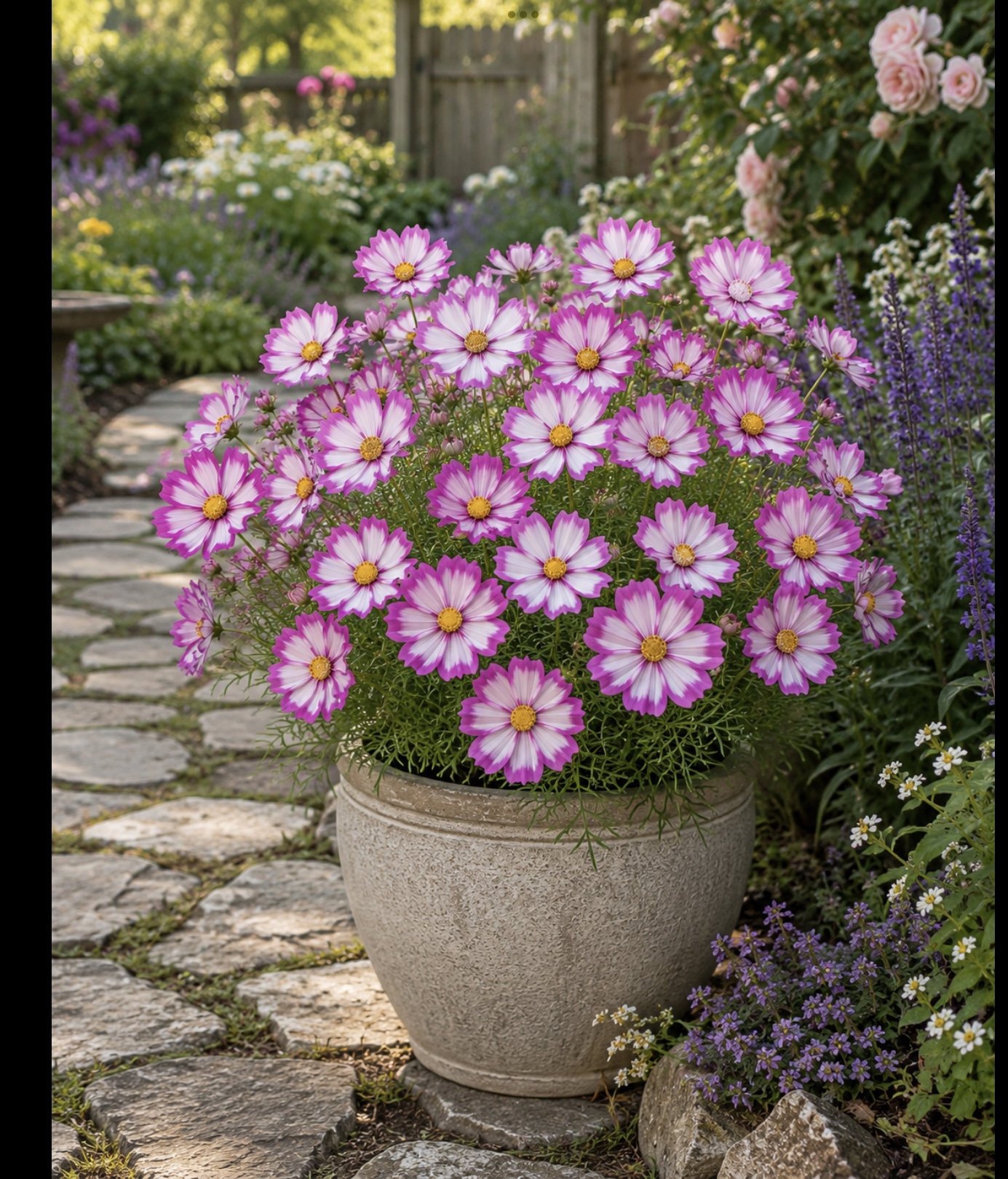 Candy Stripe Cosmos (free Snapdragons) Candy Stripe Cosmos (free Snapdragons) - Image 2