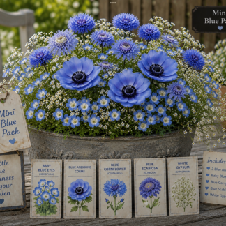 Home Blue Corm & Seed Cottage Gift Pack