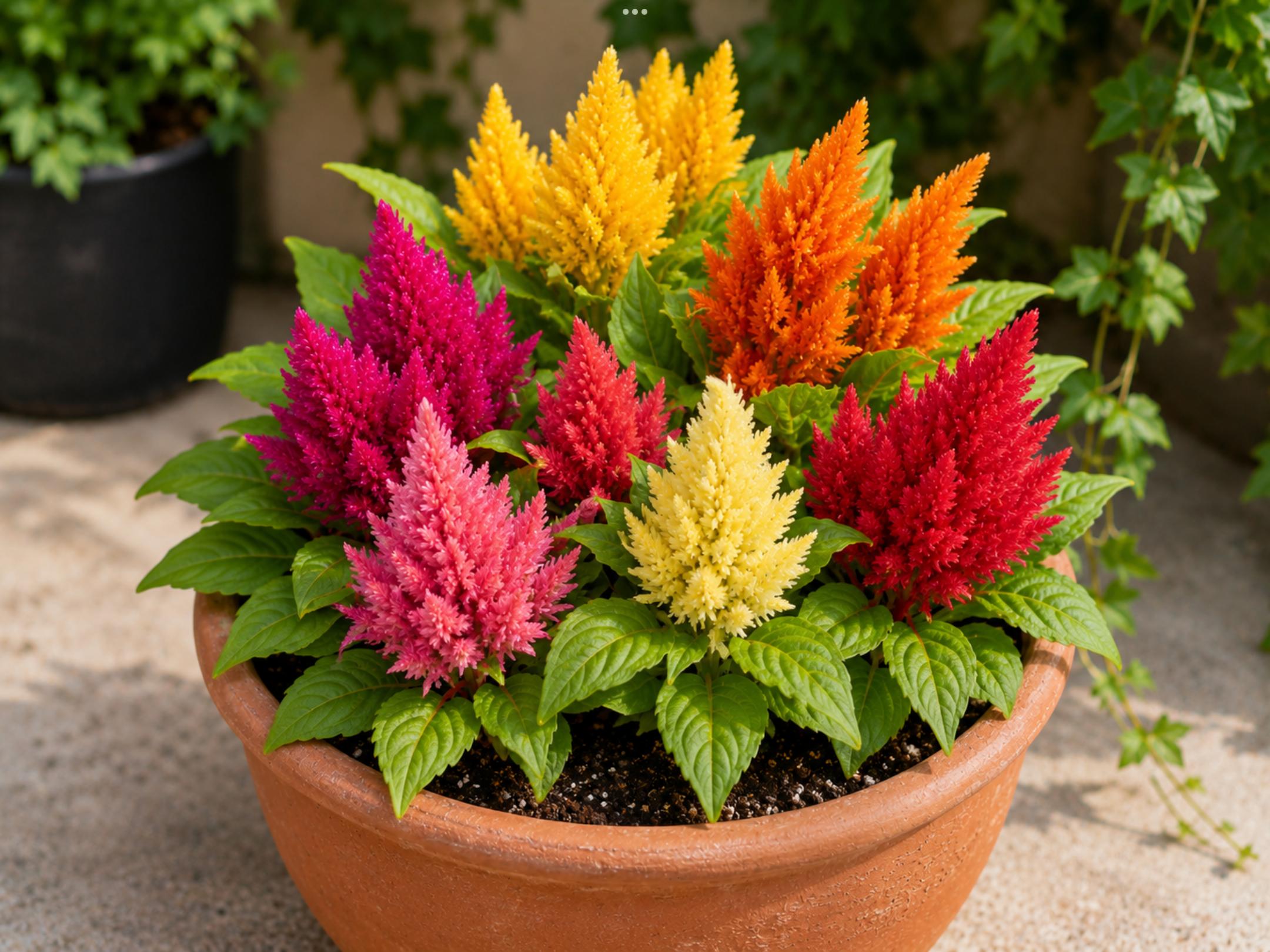 Celosia Dwarf (free Hollyhock) Celosia Dwarf (free Hollyhock)