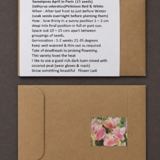 Home Sweatpea April In Paris (free Forget Celosia)