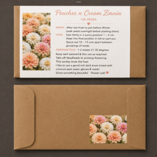 Home Peaches N Cream Zinnia Mix