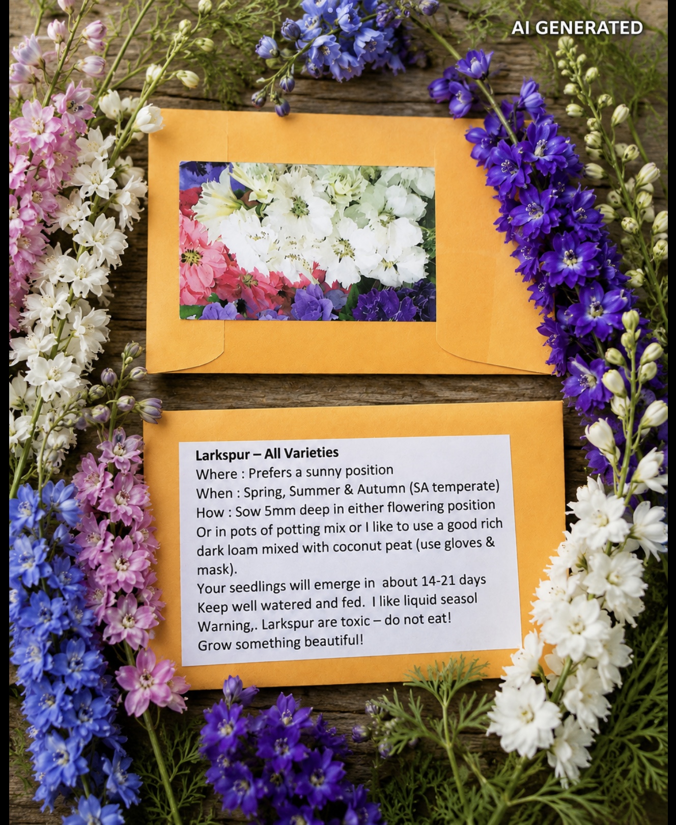 Larkspur Mixed Larkspur Mixed - Image 4