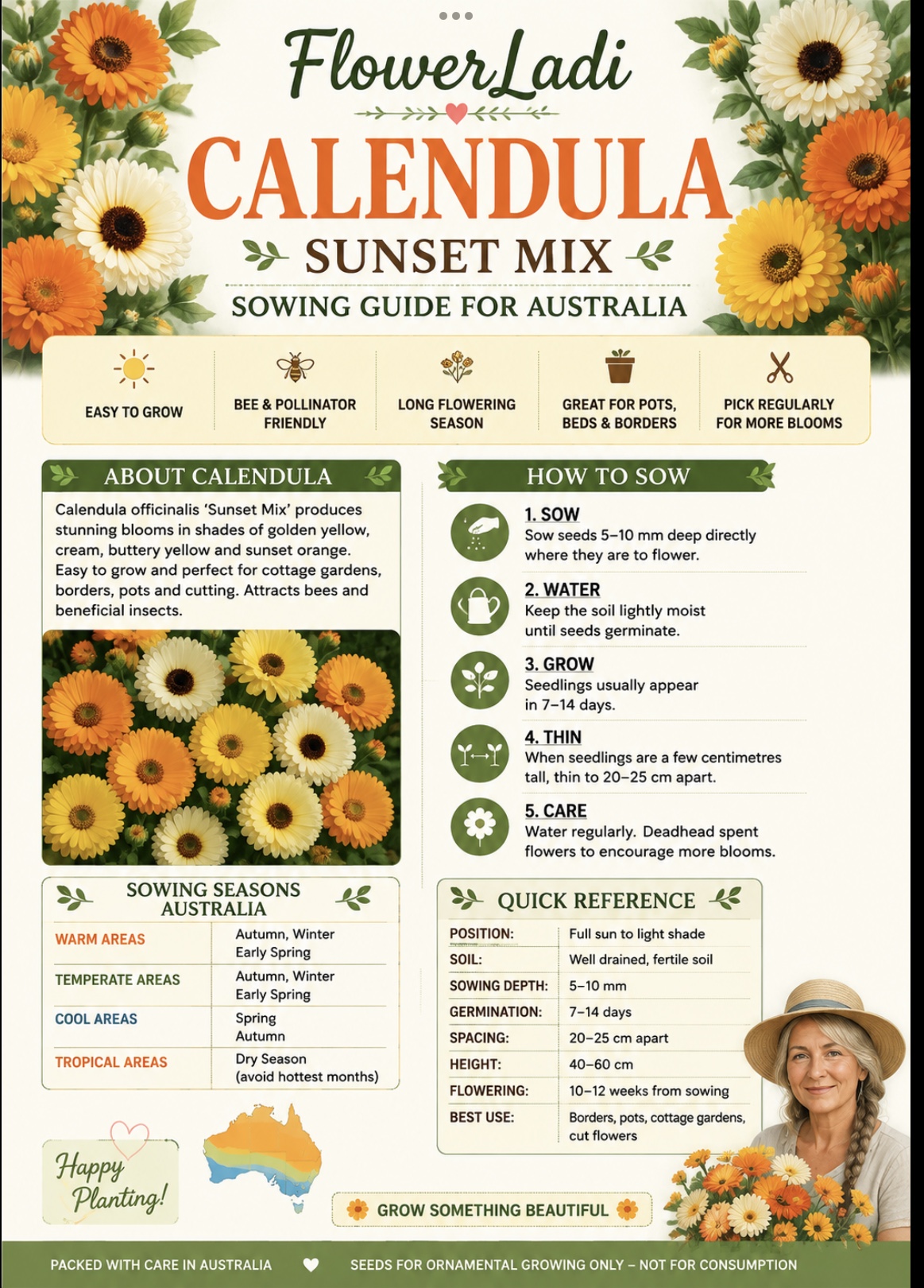 Sunset Mix Calendula Sunset Mix Calendula - Image 8